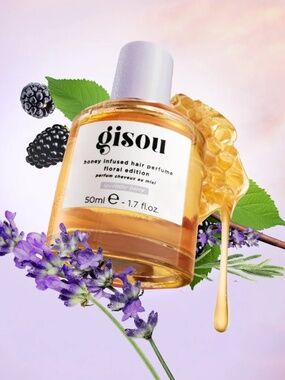 New in Box - Gisou HONEY INFUSED HAIR PERFUME LAVENDER BERRY - MSRP $44